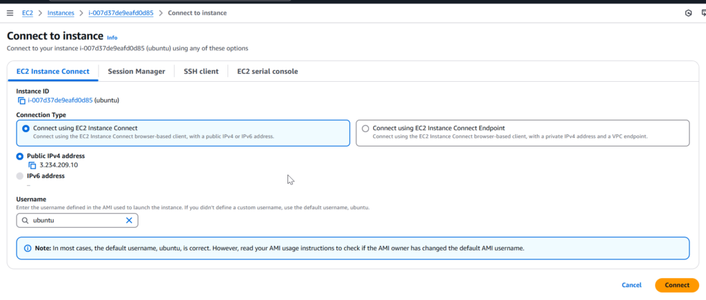 AWS EC2 Instance Connect 