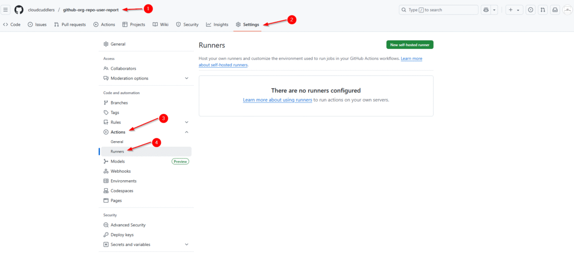 How to Create a Self-Hosted GitHub Action Runner - CloudCuddler